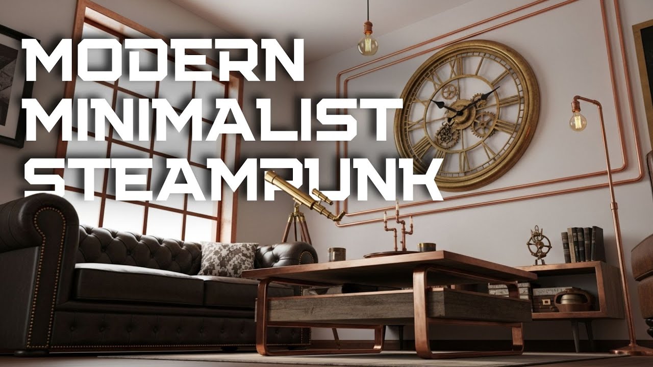 Minimalist Apartment With Steampunk Flair