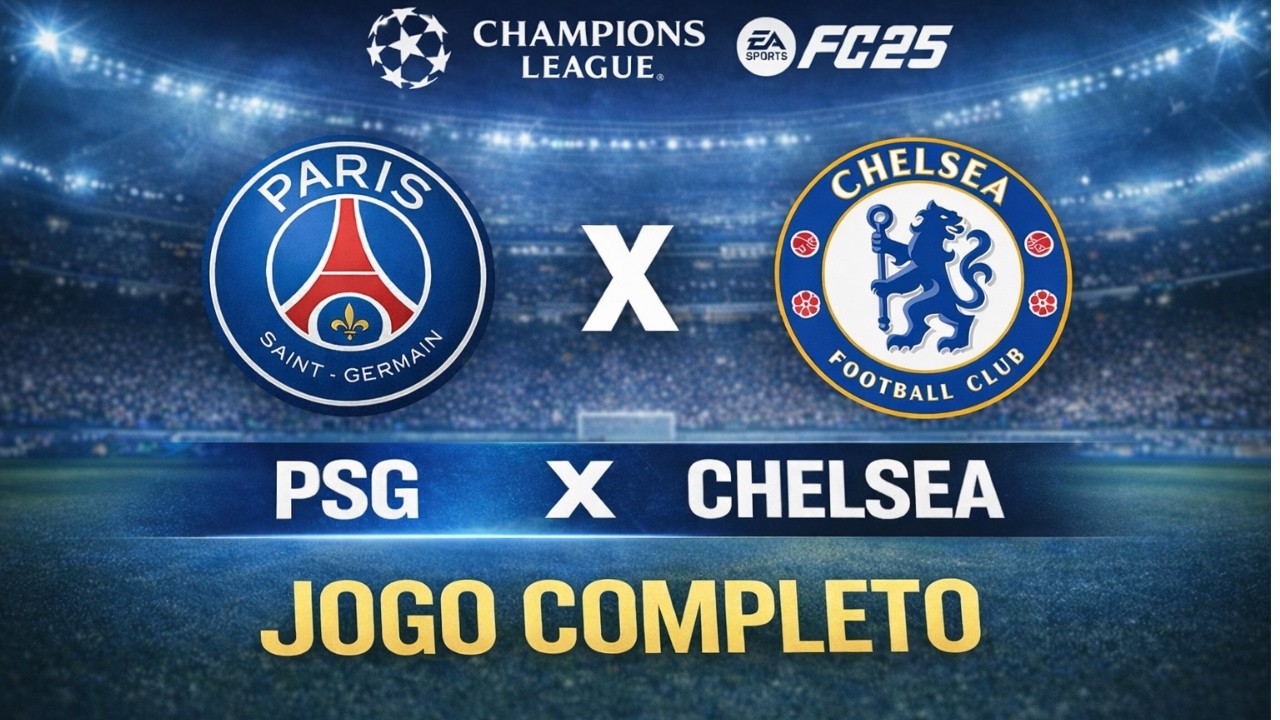 PSG x Chelsea | UEFA Champions League | Jogo Completo | EA FC 25