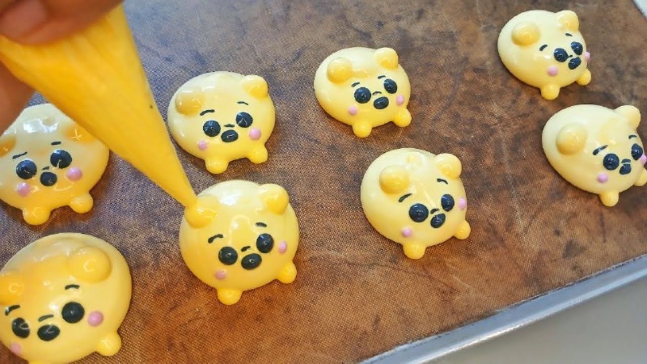 RECEITA DE SUSPIROS | URSO POOH DE SUSPIRO no Mini Forno: Fácil e Rápido para Iniciantes!
