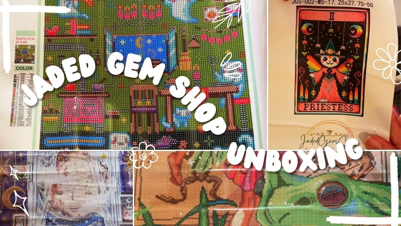 My BIGGEST Diamond Painting Haul From Jaded Gem Shop EVER!