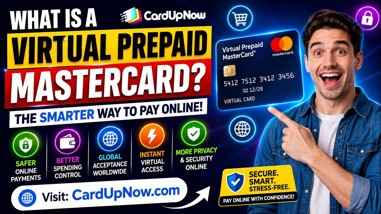 What Is a Virtual Prepaid MasterCard? Complete Beginner Guide | CardUpNow