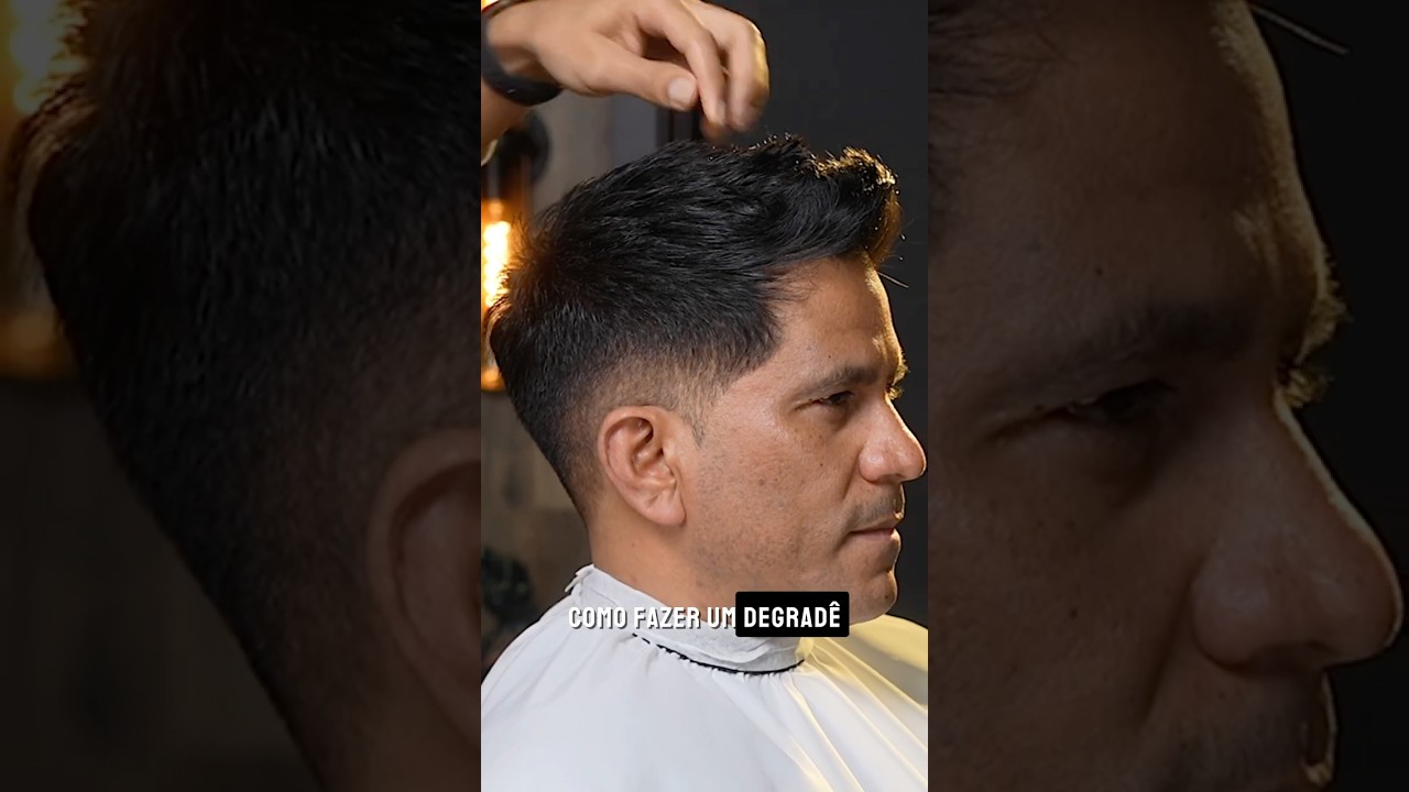 Como Fazer Degrad&ecirc; Pente 1 #barber #fade