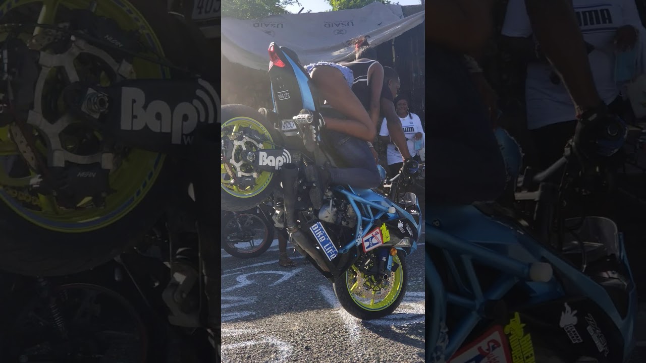 Portland Jamaica ride out (Hills Man Dem).. Daylight a mad up Bike show.