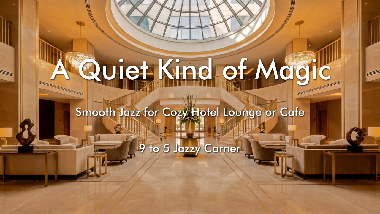 Smooth Jazz Lounge Music ☕ Cozy Hotel Cafe Ambience for Work, Study & Relaxing Nights