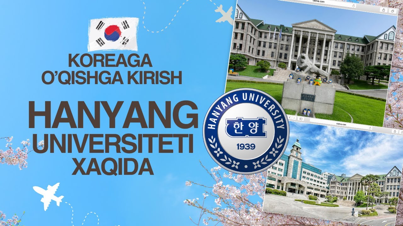 HANYANG Universiteti xaqida barcha ma'lumotlar. Kontrakt, Yo'nalishlar, Koreyada o'qish uchun