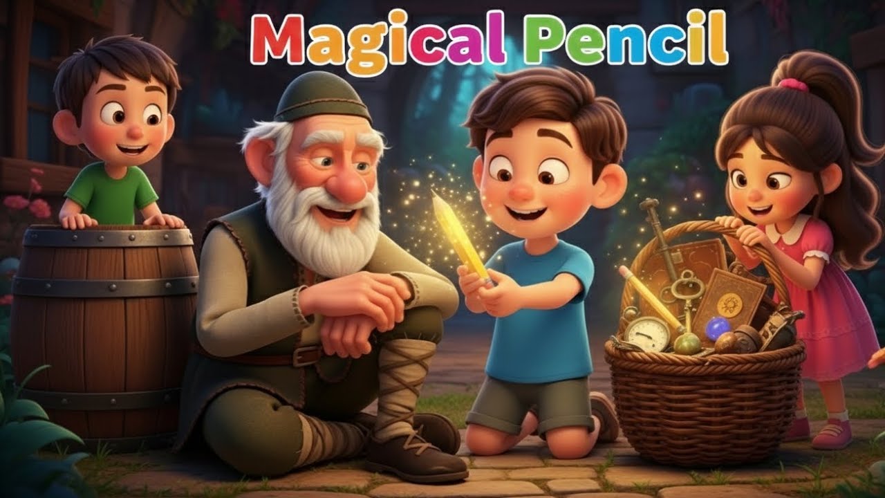 Jaadui Pencil Ka Raaz 💓ai##cartoonvideo 