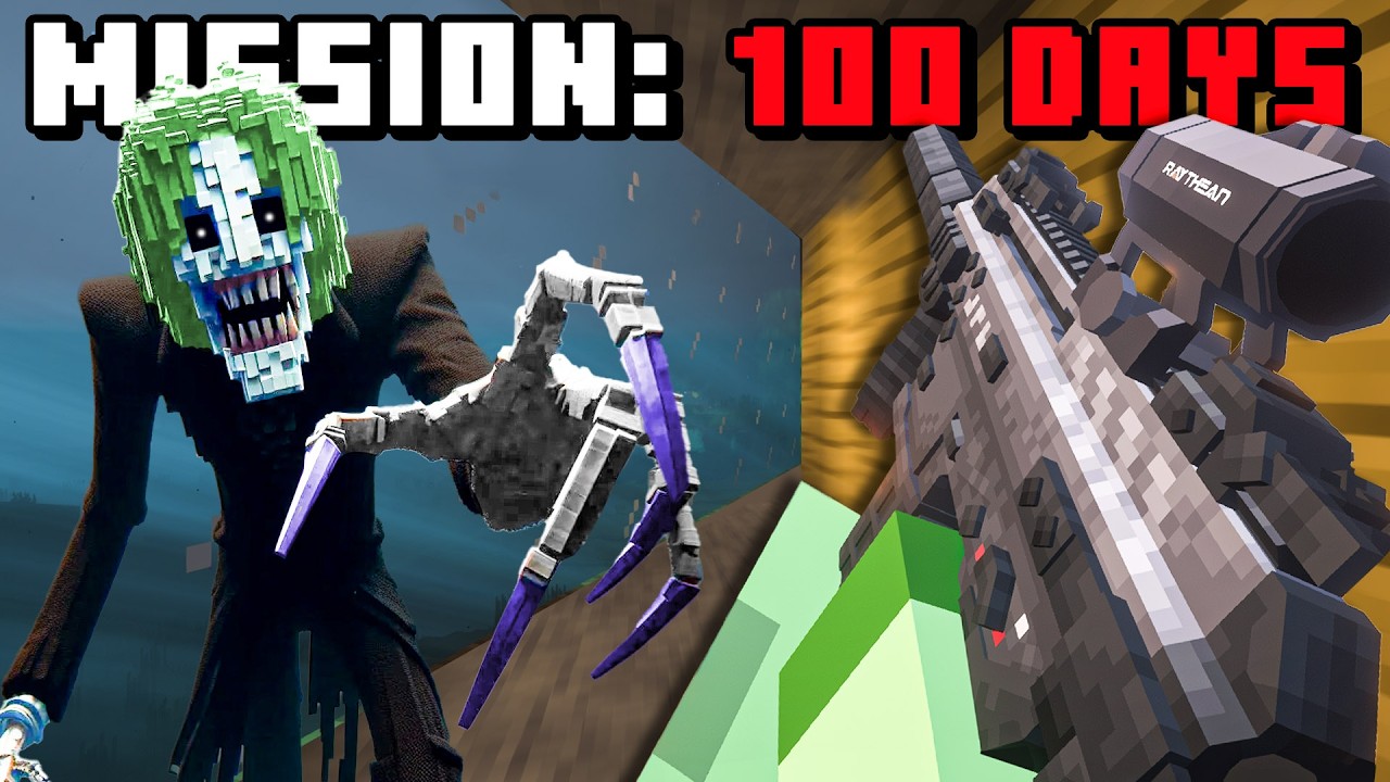 Surviving On a RAFT With Minecraft's Most Disturbing Mods For 100 Days #8