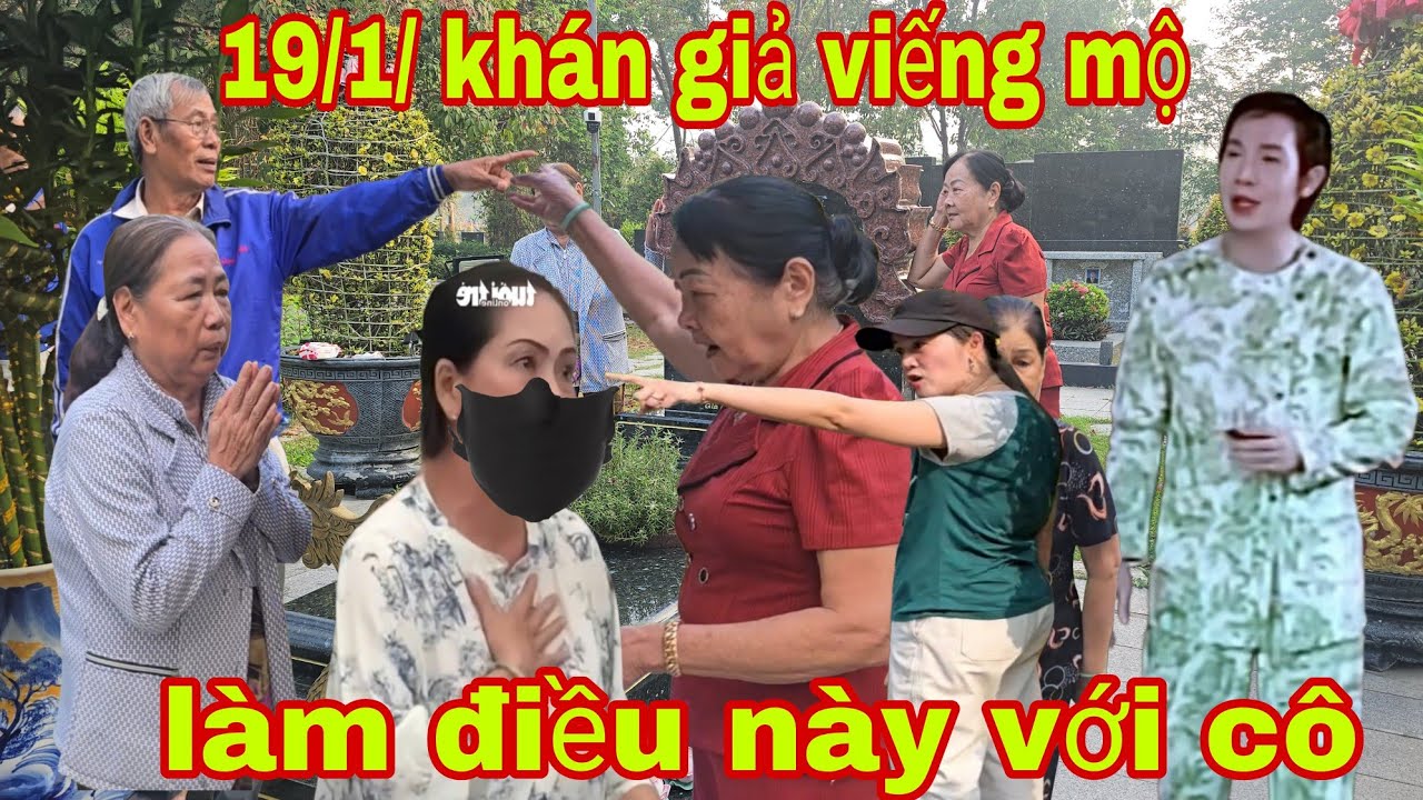 Sáng sớm khán giả vượt mấy chăm cây số viếng mộ NSƯT vũ linh cho rất đông 