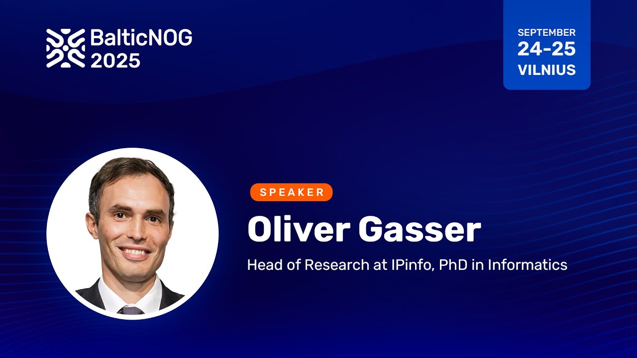 BalticNOG - WHEREIS: IP Address Registration Geo-Consistency -  Oliver Gasser
