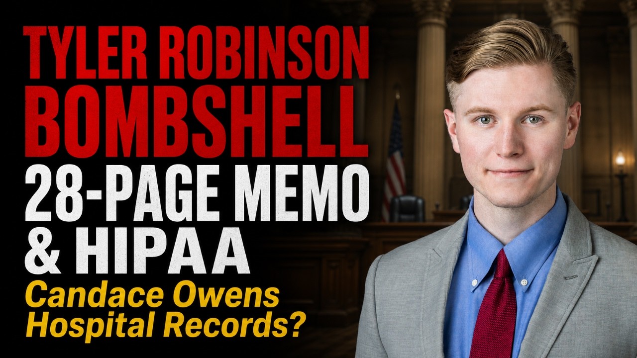 Tyler Robinson BOMBSHELL: Prosecution&rsquo;s 28‑Page Memo & The TRUTH About Candace Owens vs HIPAA