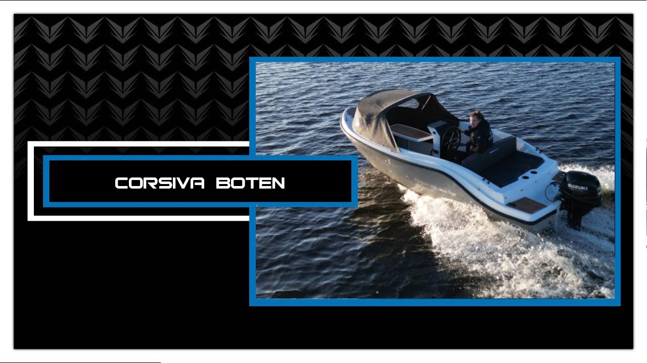 Sloep en tender videoblog #298 alle Corsiva boten uitgelegd