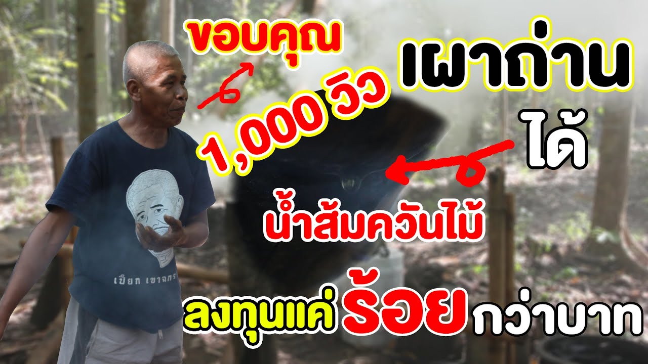 เผาถ่านเตาดิน ลงทุนน้อยประโยชน์เยอะ | คนรักษ์ป่า ep 21