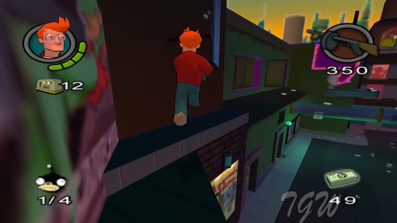 Futurama (PS2) walkthrough - Red Light District