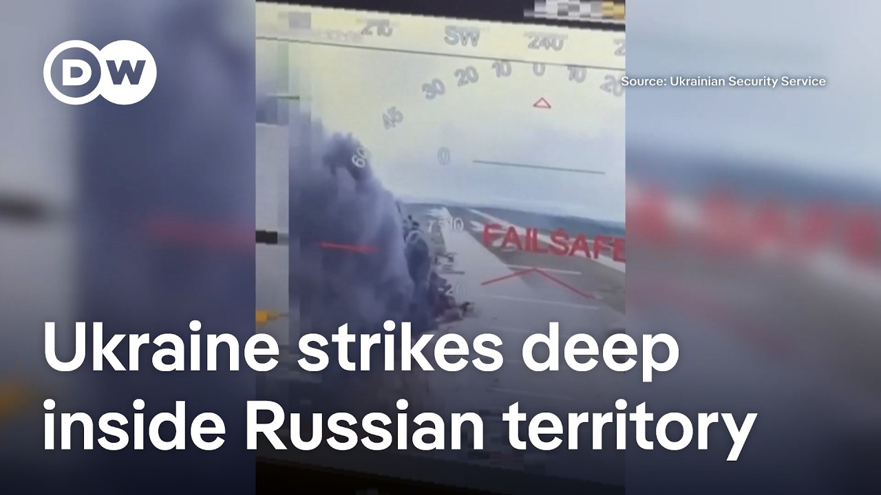 Ukraine claims drone strikes on Russian bases and bombers: How consequential is this? | DW News