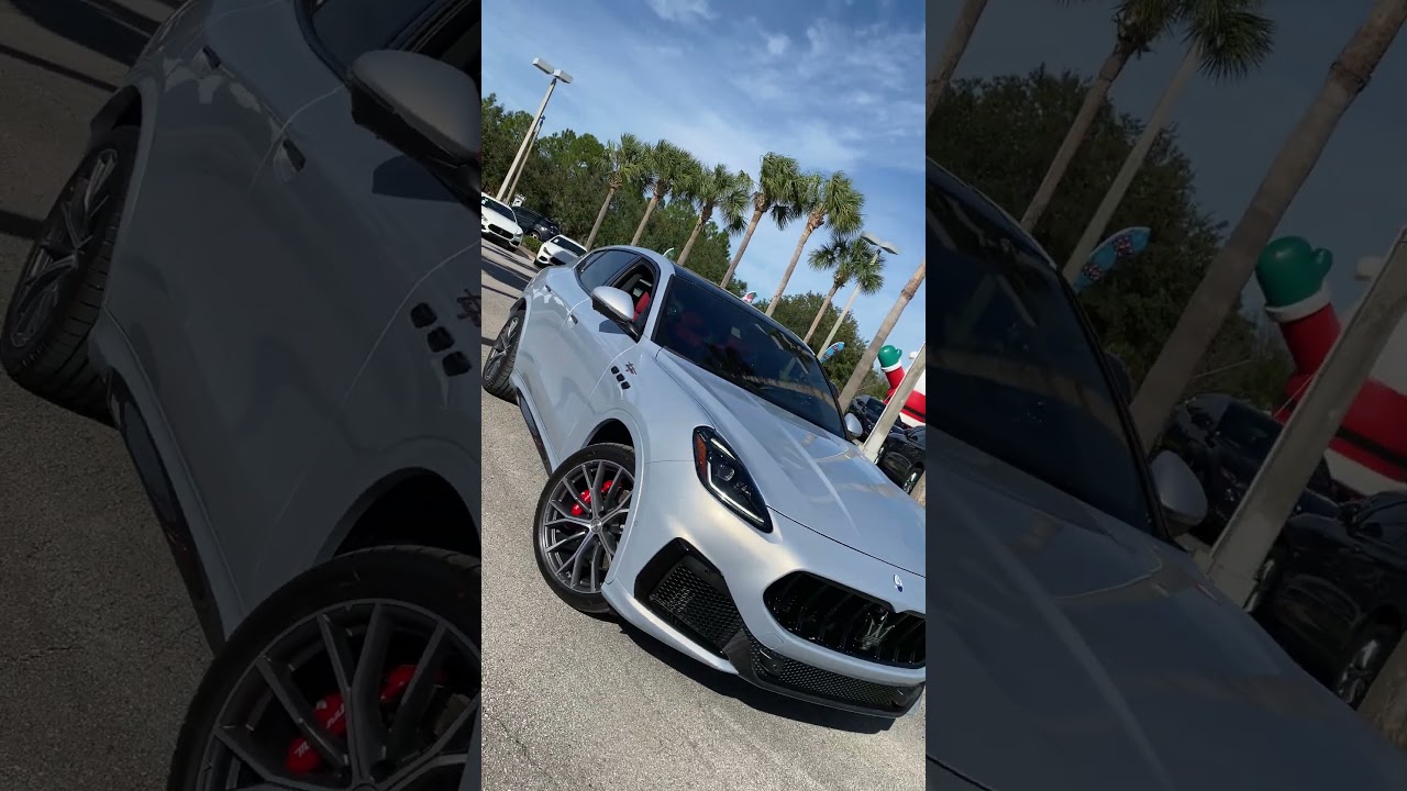 2024 Maserati Grecale Trofeo in beautiful Bianco Astro Metallic Paint 🔱😍