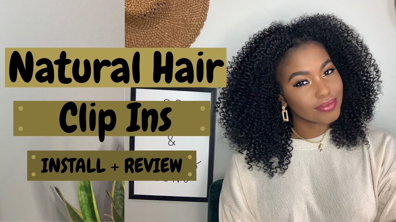 These Clip Ins Blend PERFECTLY with my Natural Hair || Organique Coily Water || LivinFearless