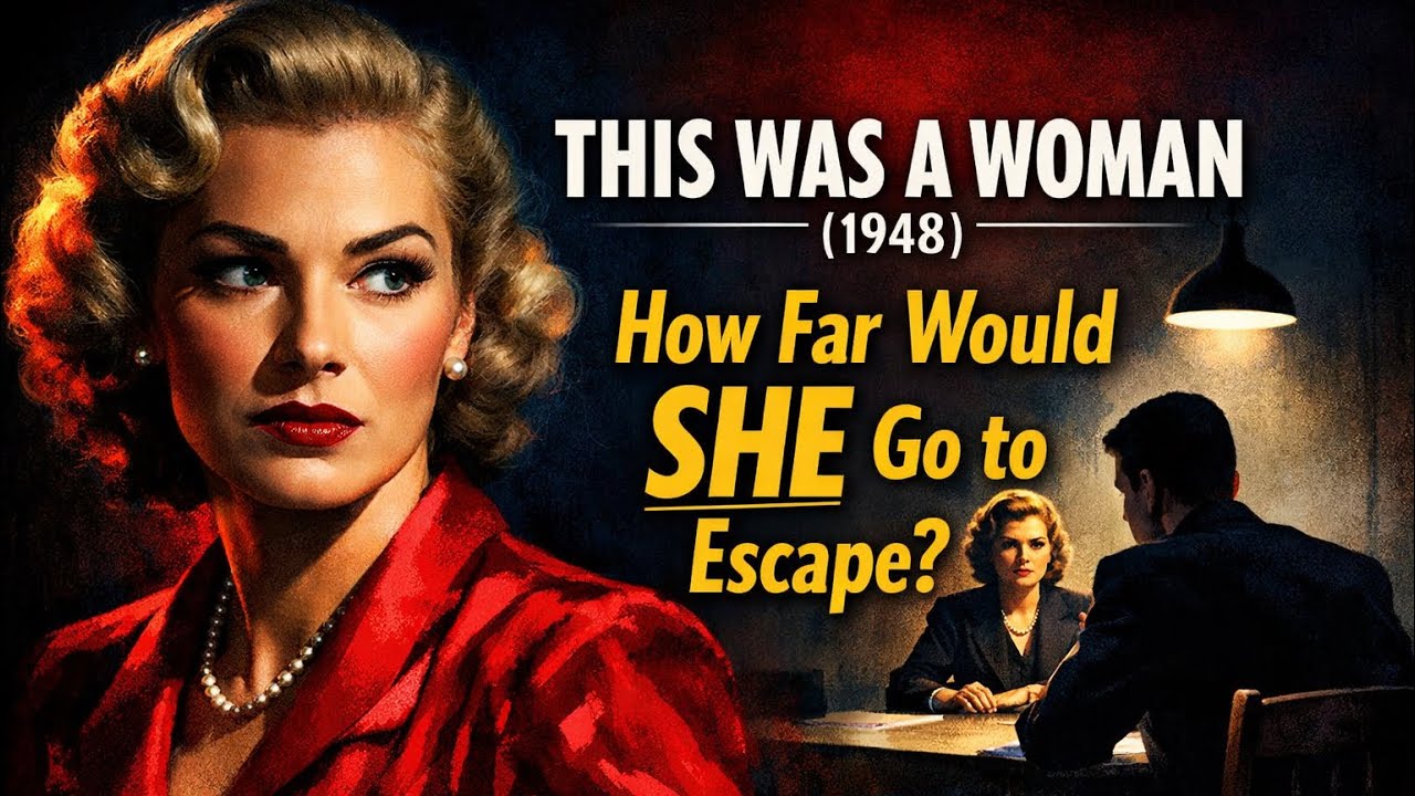 This Was a Woman (1948) British Crime Drama | Noir-Style Psychological Thriller with commentary