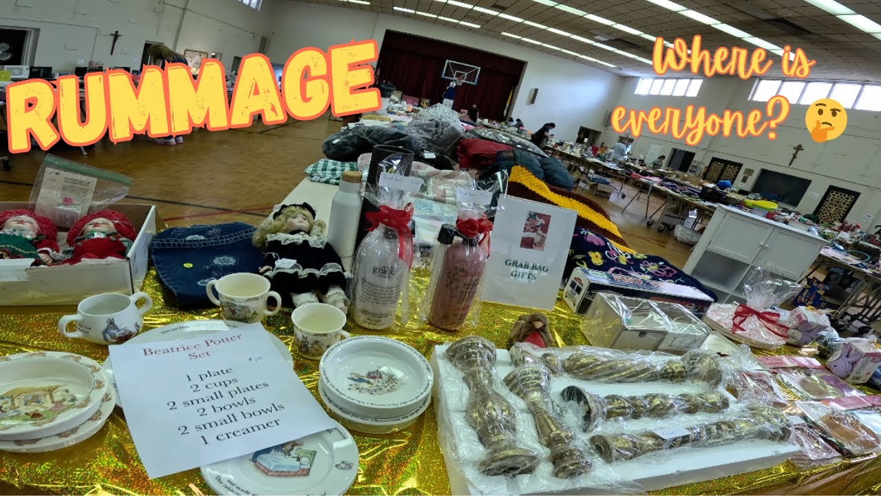 I Felt Like I Had The Place To Myself! This Was The Most Chill Church Rummage Sale EVER!