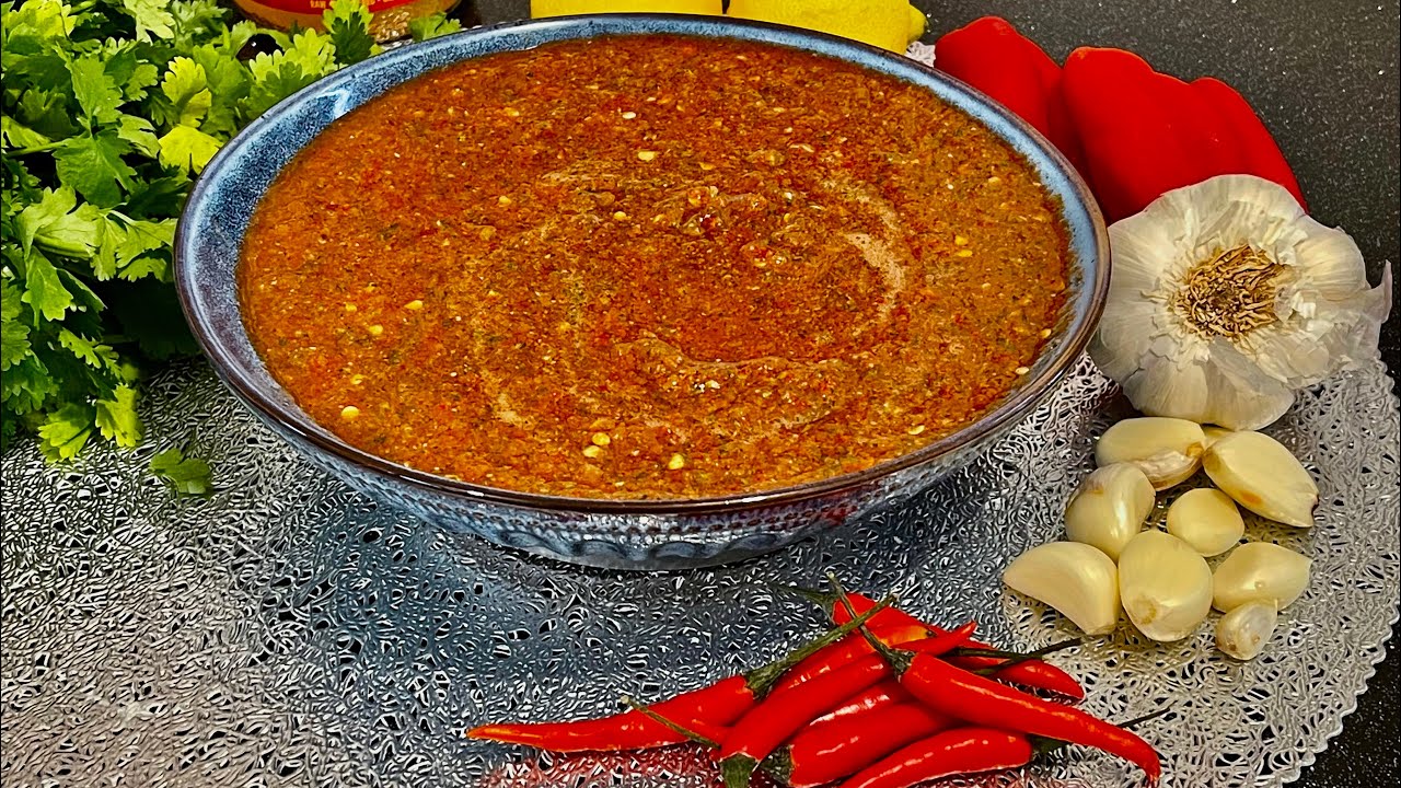 Afghan Red Chili Chutney #چتنی سرخ ،  تند آماده کردیم که خیلی عالیست👌🏻💯🩷