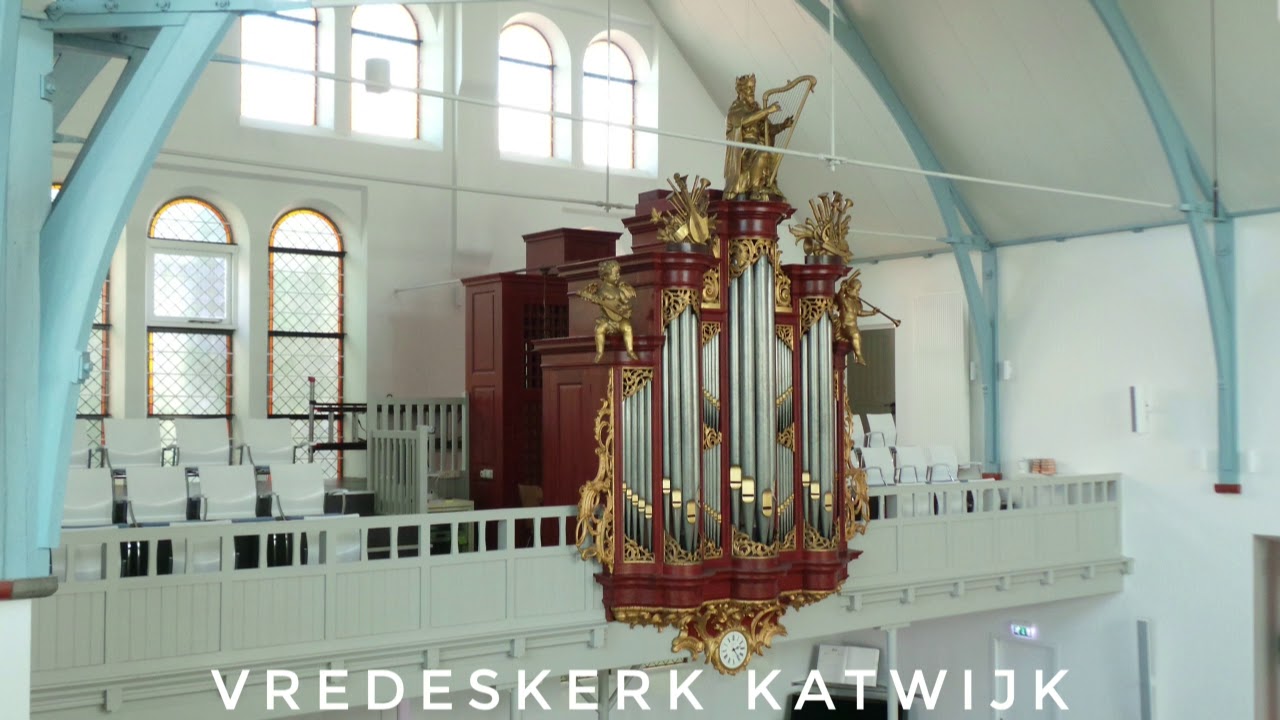 Organist Rob van Efferink speelt Bach Preludium- en Fuga in a BWV 543 Bätz orgel Vredeskerk Katwijk