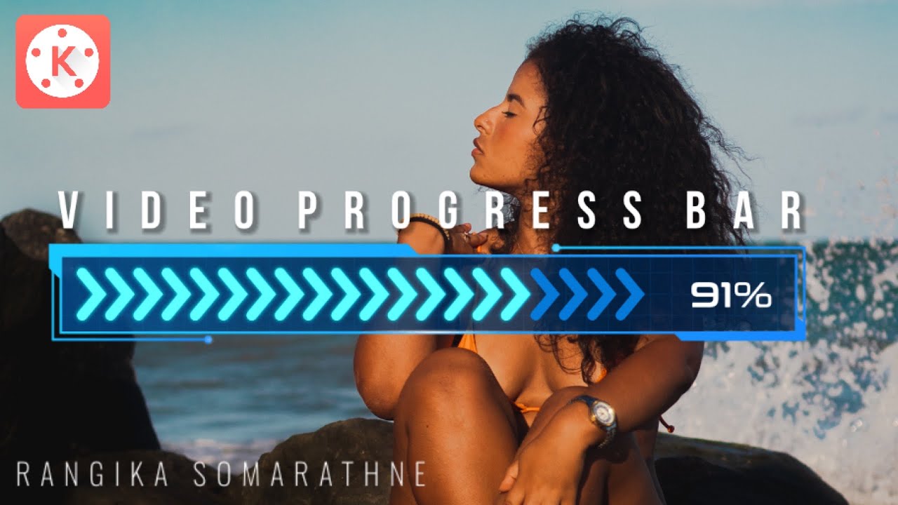 SMART PROGRESS BAR ( VIDEO BACKGROUND) Loading Bar | Kinemaster Video Tutorial