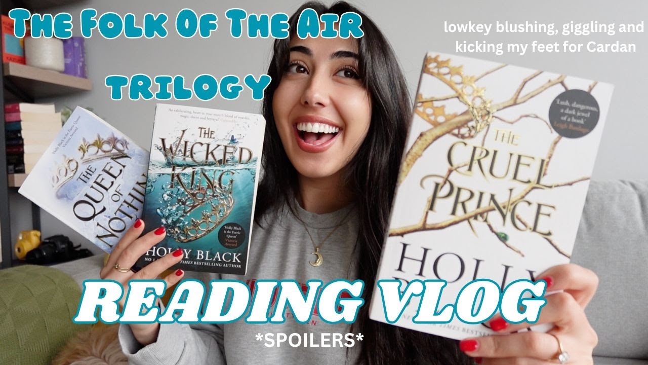 Reading The Folk Of The Air trilogy📚 cruel prince series reading vlog *spoilers*