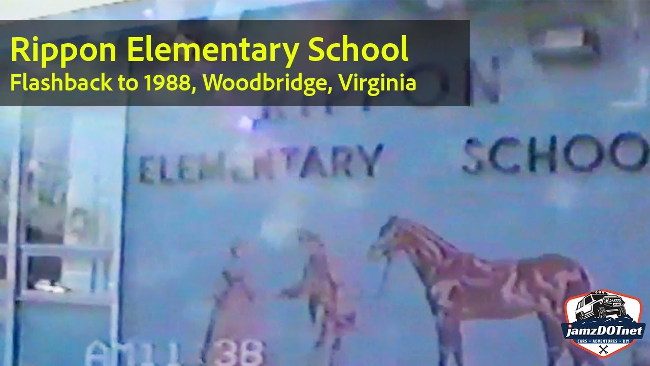 Rippon Elementary School in 1988, Woodbridge Virginia