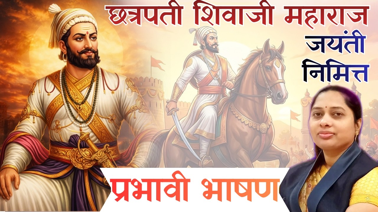 छत्रपती शिवाजी महाराज जयंती निमित्त सुंदर भाषण | 19 फेब्रुवारी विशेष | प्रभावी मराठी भाषण #marathi