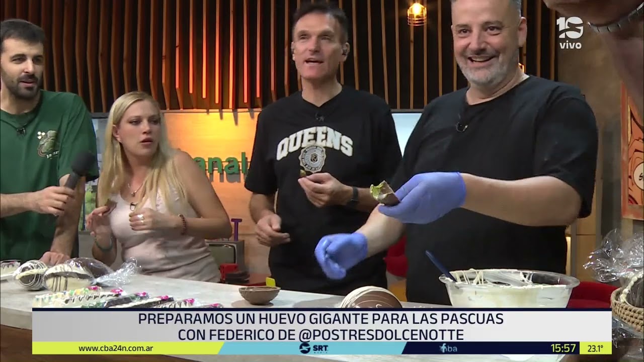 FEDERICO CANOVAS Y LOS CHOCOLATES DE DOLCE NOTTE EN CANAL 10 (PARTE 2)