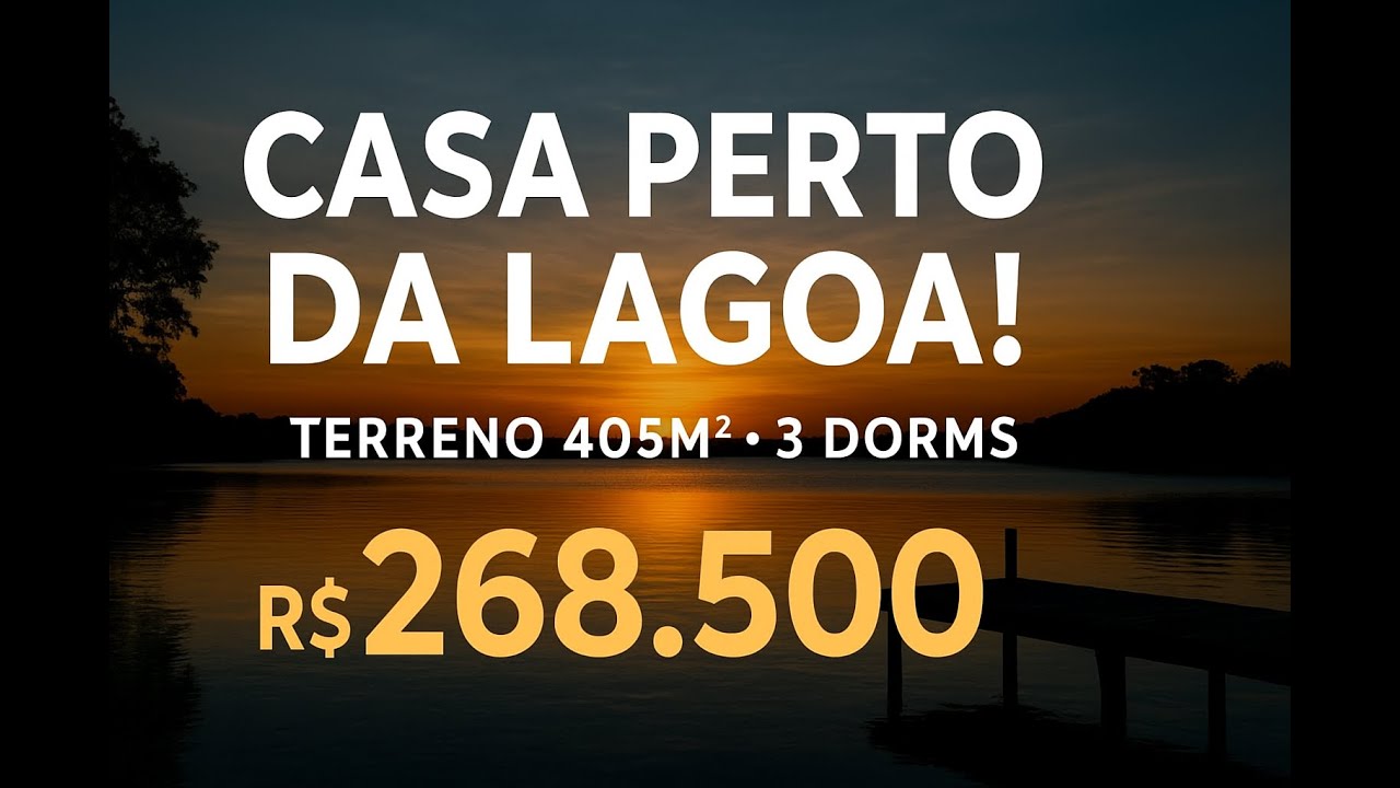 Casa com 3 dormitórios a venda em Balneário Barra do Sul - R$ 268.500,00