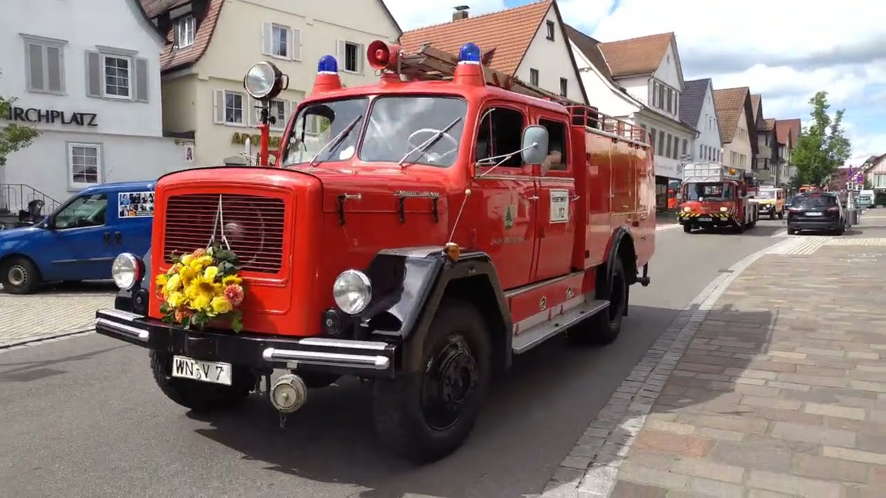 05. Feuerwehr Oldtimer Lkw Treffen in Welzheim 2024