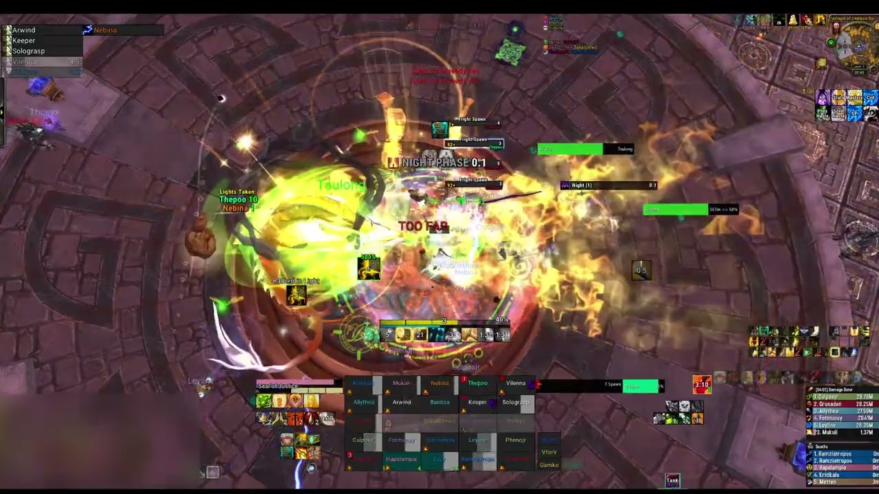 Holy Paladin vs Terrace of Endless Spring speedrun 38:01 25man REALM BEST