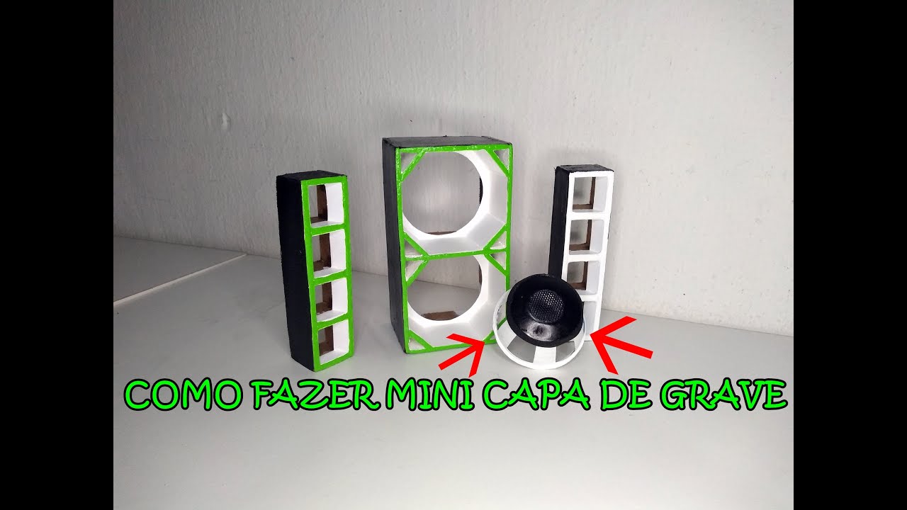 COMO FAZER MINI CAPA DE GRAVE