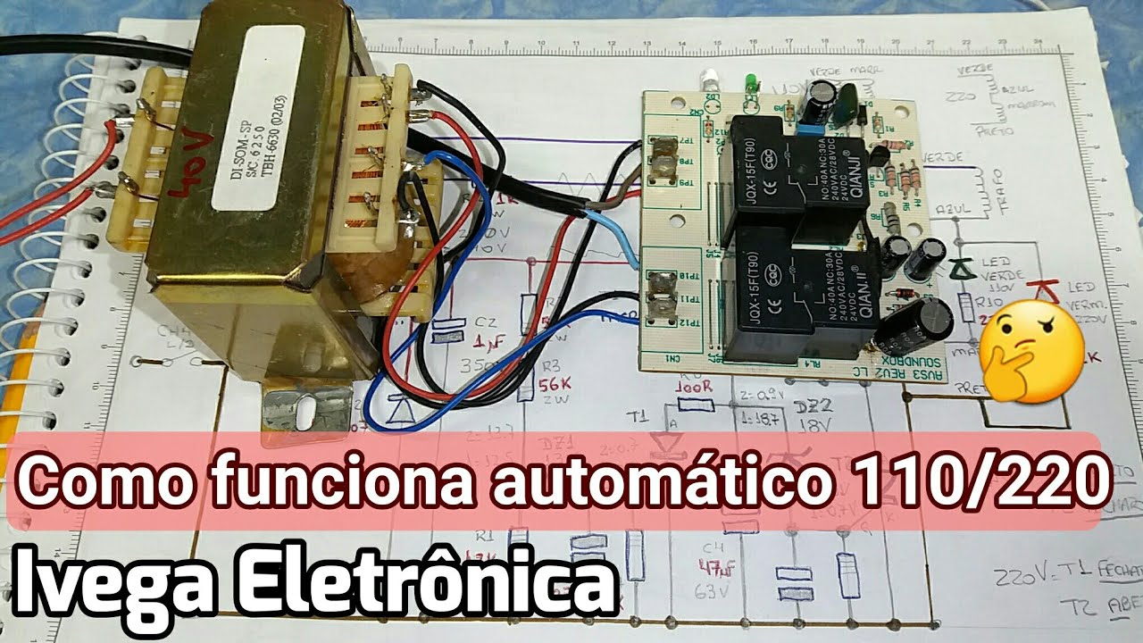 Chave seletora automática 110V/220V como funciona.