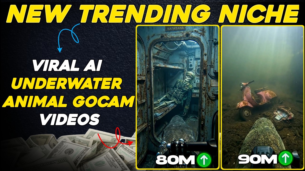How To Create Viral Underwater Animal GoCam Videos (Step-by-Step FREE Tutorial)