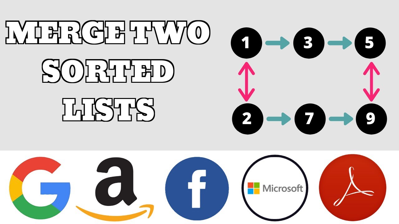 Coding Interview Question - Merge Two Sorted Lists (LeetCode)