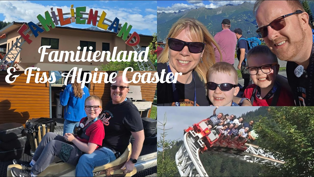 Familienland & Fiss Alpine Coaster   Theme Park Vlog Austria 2025