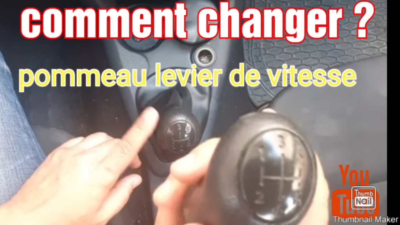 D&eacute;monter changer remplacer facilement  pommeau levier de vitesse#Dacia#logan#sandero#duster#Renault.