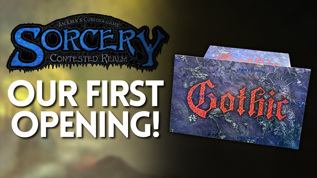 Sorcery TCG| First Look at Gothic - Sorcery TCG Box Opening!