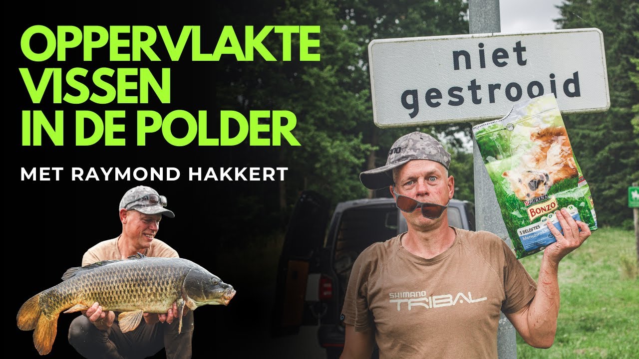 Oppervlaktevissen op Karper in de Polder met Raymond Hakkert
