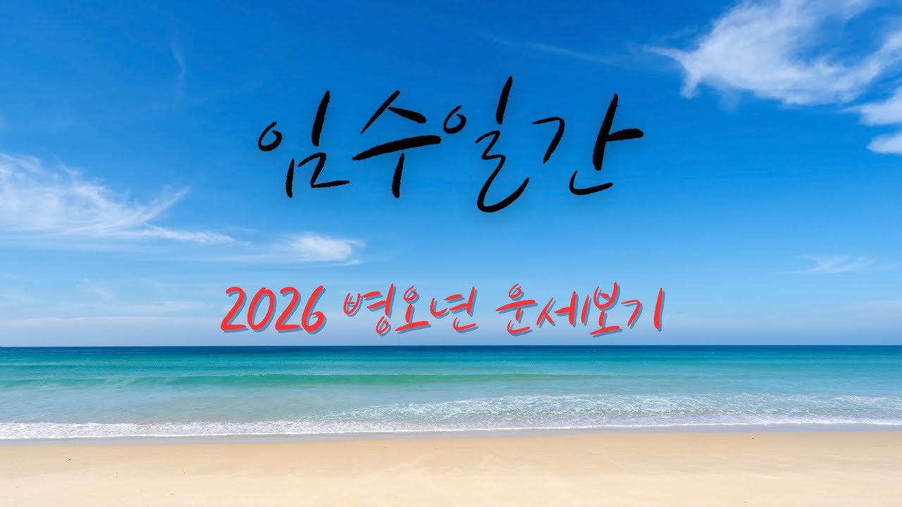 임수일간 병오년 운세보기