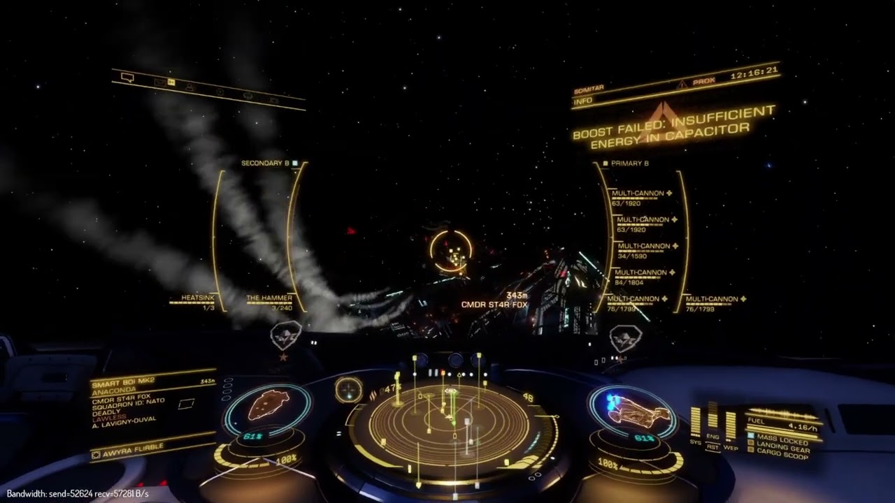 Elite Dangerous: Odyssey Fighting off gankers in Eurybia