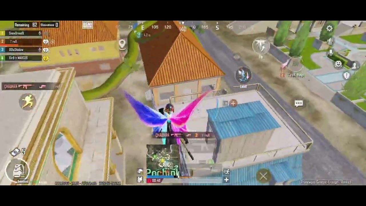 Highlight Moments In ERANGLE | BGMI GAMEPLAY 😀 | SnowDreadX ❄️