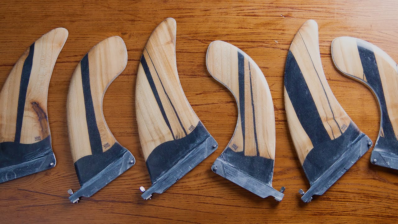 Making Surfboard Fins from a Cracked Log