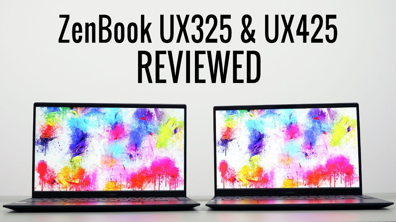 Asus ZenBook 14 UX425JA and ZenBook 13 UX325JA review