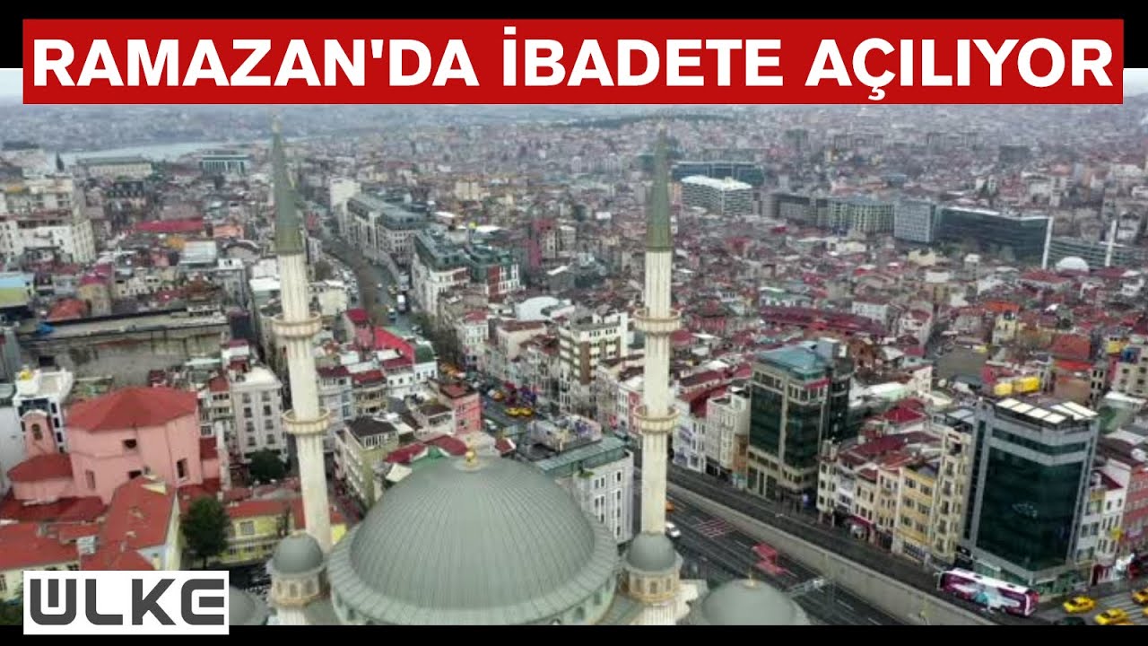 Taksim Camisi'nin yüzde 95'i tamamlandı I Drone Çekimi