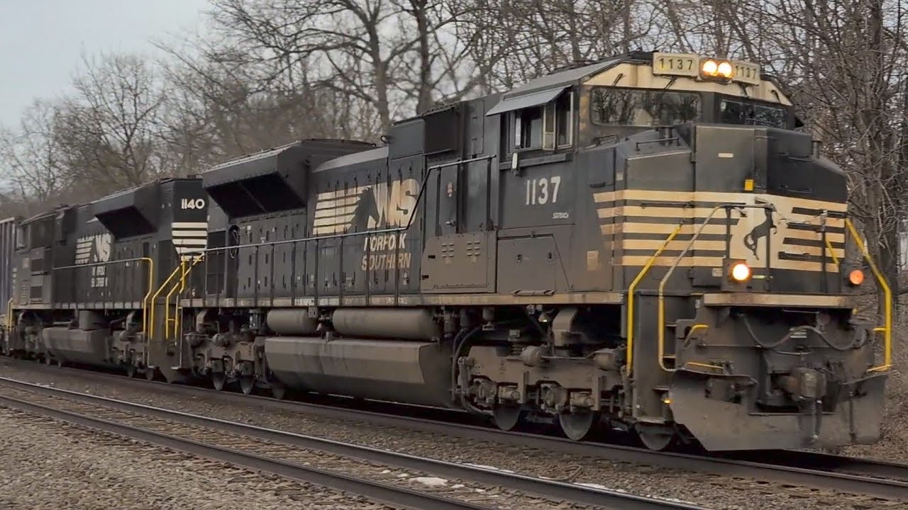 Railfanning Norfolk Southern, CSX NJ CSAO Lehigh Line 1-24-26: 62V 2 SD70ACes, Pan Am Boxcar & more!