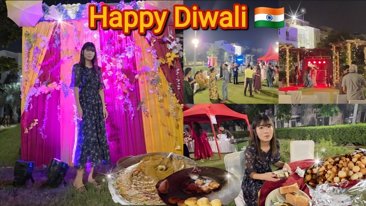 Back at the Diwali Festival!2025🪔 | Indian Food, Fireworks & Local Fun 🇮🇳🇰🇷 | Korean life in India 