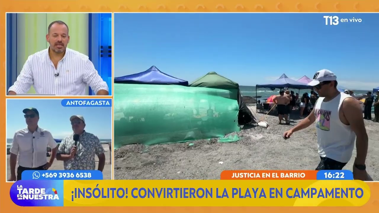 Denuncian rucos en playa de Antofagasta