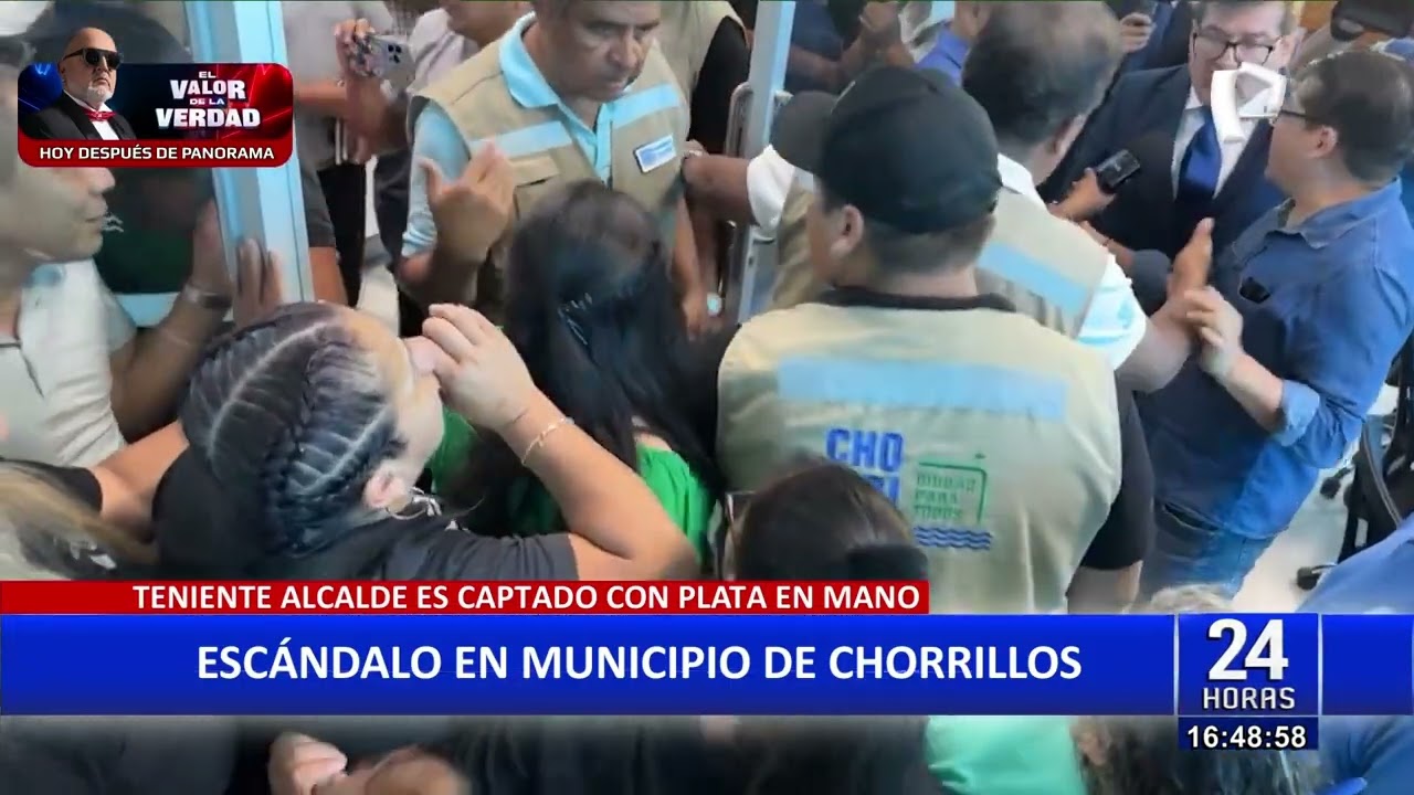 Teniente alcalde de Chorrillos es captado recibiendo dinero: regidores piden su inmediata suspensión